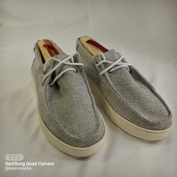 𝅺mks Sz 36/7 Gray Canvas Loafers - Picture 2 of 8